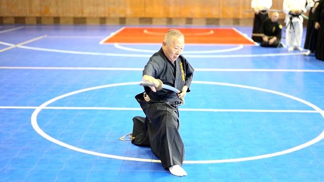 21 Сокэ МДЭР Иайдзюцу Секигути Сэнсей. 21 Soke Muso Jikiden Eishin Ryu Iaijutsu Sekiguchi Sensei.