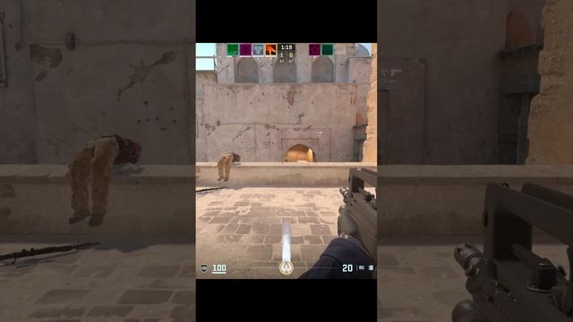 CS2 -2 Dust2 mid #shorts #cs2 #csgo #counterstrike2 #csgoclips #эйс #cs2clips #cs #ace  #blackbrince