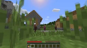 Я СТАЛ НЕВИДИМКОЙ В ДЕРЕВНЕ ЖИТЕЛЕЙ В МАЙНКРАФТ | Риколит Minecraft