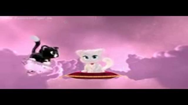 киска влюблина в  кота