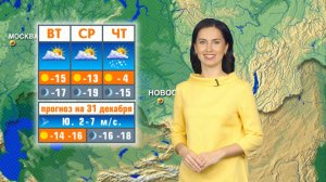 Прогноз погоды на 31 декабря в Новосибирске