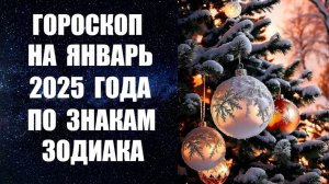 ГОРОСКОП НА ЯНВАРЬ 2025 ГОДА ПО ЗНАКАМ ЗОДИАКА