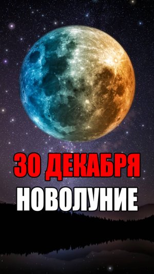 30 Декабря - Новолуние в Стрельце