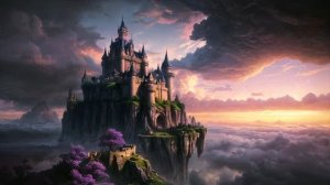 Сказочный Парящий Замок | Floating Castle In The Clouds | Fantasy World - Живые Обои