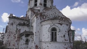 Разрушенный Никольский храм. Свято-Успенский Николо-Васильевский монастырь.