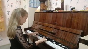 Захарова Влада. К. Черни, соч. 299 Тетрадь II, этюд 11