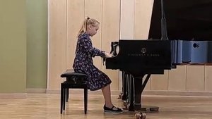 Маша Орлова. И.С. Бах. Трехголосная инвенция ля мажор. Фестиваль полифонической музыки.