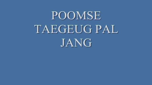 8 Пхумсэ. Taegeug Pal Jang.