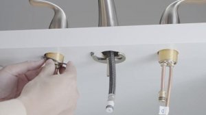 3 pieces bathroom faucet installation