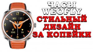 СТИЛЬНЫЙ ДИЗАЙН, ОТЛИЧНЫЕ МАТЕРИАЛЫ, НО.. УМНЫЕ ЧАСЫ [Weofly VIVE]