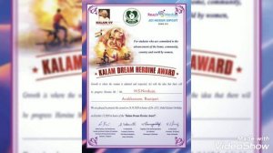 Kalam Uv Foundation || Kalam Awards Motivational Project 2020 || Second World Record Events .