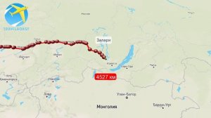 Маршрут поезда 002Э Москва - Владивосток (перезалив)