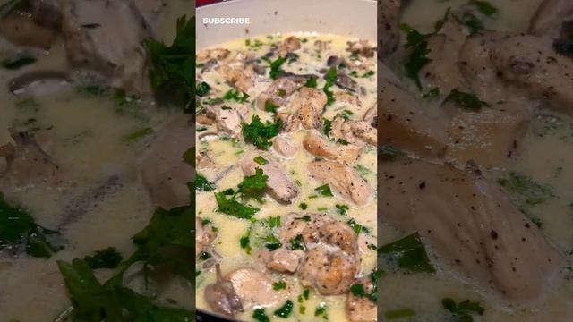 Creamy Mushroom Sauce Chicken # Herbs # Butter #shotsvideo