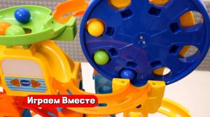 Собираем вместе развивающие конструктор с шариками для детей !