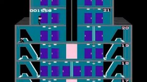 Elevator Action (gameplay) [NES]