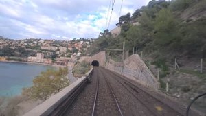 ★ 4K ★ Вентимилья - Монако, на поезде по Французской Ривьере! ★ 4К 60fps UHD HDR ★