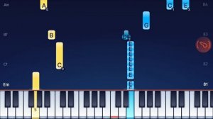 Édith Piaf - La Foule - EASY Piano Tutorial
