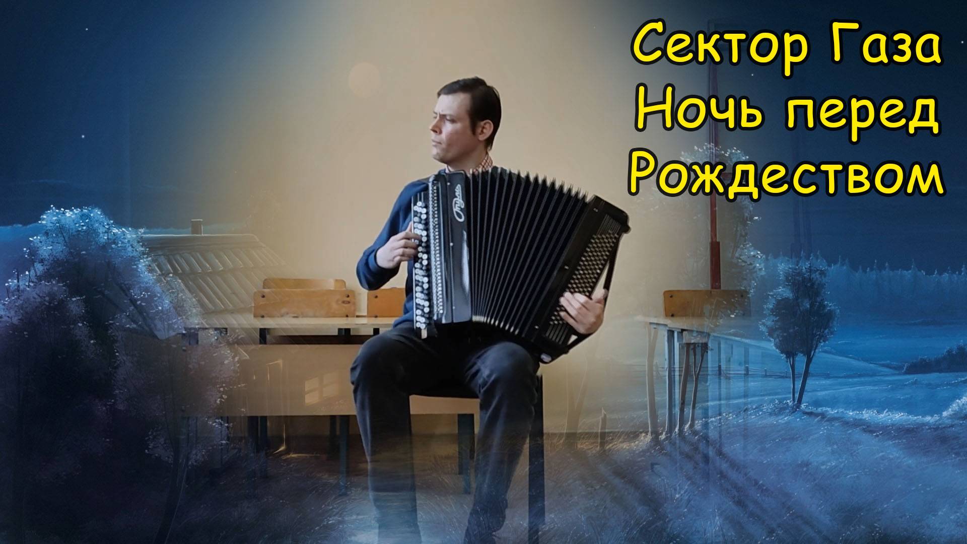 Сектор Газа Ночь перед рождеством ♫ Кавер на баяне от Котова Саши ♫