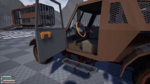 Dwarf's Trainfort (GOOB) - New car test (Unreal Engine)