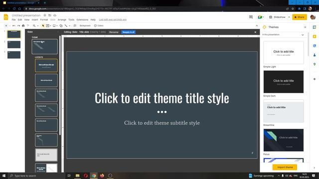 How To export Theme Google Slides Tutorial
