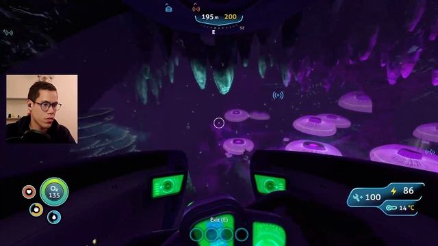 Jellyshroom Cave and The Degasi Seabase | Subnautica Blind Playthrough | Part 3 смотреть онлайн