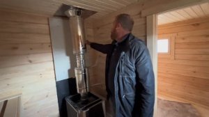 БАНЯ 4.5 на 5 из 140 бруса с террасой