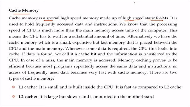 CLASS XI COMPUTER SCIENCE UNIT 1 CHAPTER 4 MICROPROCESSORS AND MEMORY CONCEPTS IN HINDI part 2
