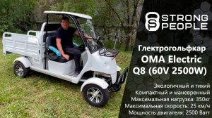 Обзор грузового гольфкара OMA Electric Q8 (60V 2500W)