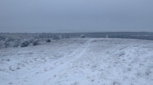 зима , снег, звуки природы