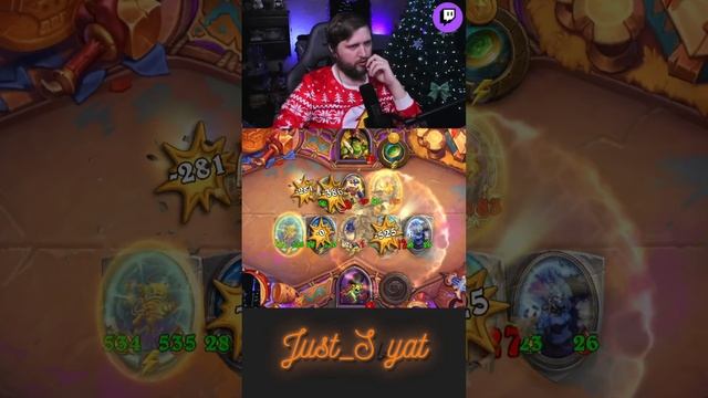 Победили Галю+Элемы ! #just_svyat #stream #twitch #hsbg #hs #shorts #hearthstone