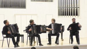 Г. Динику "Мартовский хоровод" Исп. "Сибирский квартет баянистов". (Новосибирская консерватория)