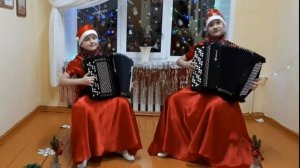 "Рождественские колокольчики" дуэт баянисток "Йолдызчыклар"