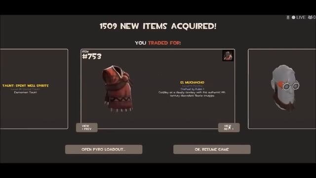 WORLD RECORD? SmexyBanana receives 1509 new items in TF2 ! смотреть онлайн