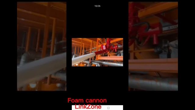 LinkZone offshore drilling platform automatic fire monitor