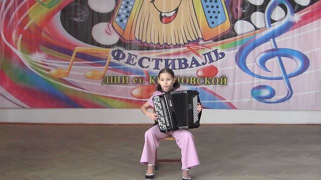 "Венецианский карнавал" Играет виртуозная баянистка Анастасия Кливитенко Станица Крыловская