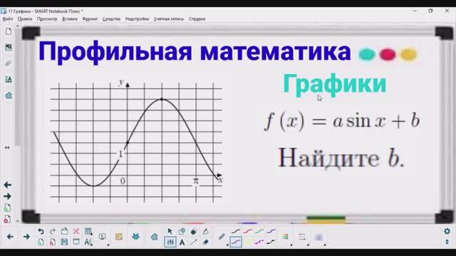 11-12 График функции - Синусоида | Профильная математика