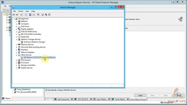 [Lab 2.4] HP StoreOnce VTL and HP Data Protector configuration смотреть онлайн