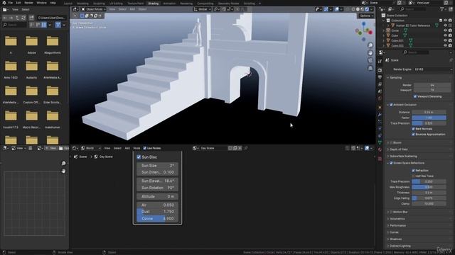 4. Lesson 9 - Ambient Occlusion Shaders Setup in Blender