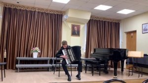 Андрэ Астье "Буря" Играет Михаил Смирнов (аккордеон) 9 класс ДМШ №1 им. Г.Свиридова г. Кропоткин