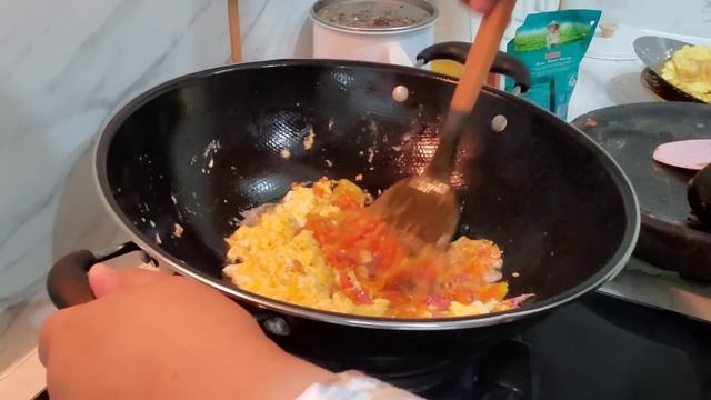 Numpang Masak Dirumah Mbak Tina ‼️ Nasgor Terasi Spesial