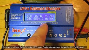 50 Халявных Аккумуляторов 18650 Из Китая! Заявлено 9800 мАч! Реально 1055 Мач! Fake! Full Refund!