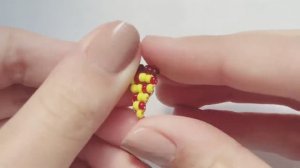 Кусочек пиццы из бисера для начинающих! (День 2)