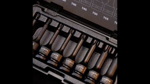 Набор ударных головок Торкс T25-T70 Licota ASA-40007, 1/2", 8 штук в кейсе