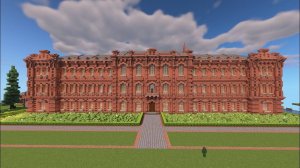 Училище в русском стиле в майнкрафт (Российская Империя)