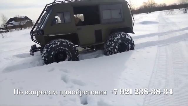 Передали вездеход "БЕР" клиенту и это его первый выезд смотреть онлайн