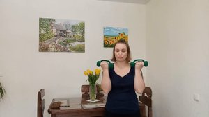Упражнения с гантелями / Укрепляющий комплекс / ЛФК
