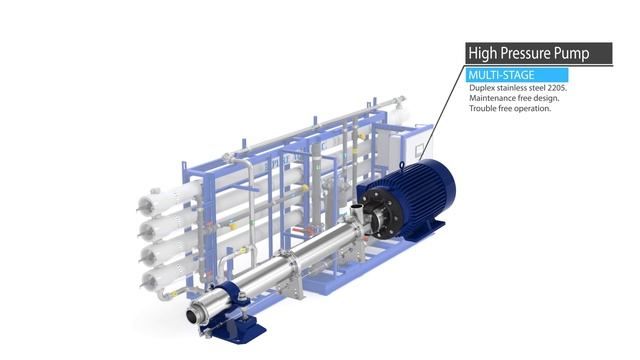 Industrial Seawater Reverse Osmosis Desalination Systems | Made in USA by Pure Aqua, Inc.
