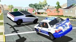 Безумные полицейские погони #129 — BeamNG Drive