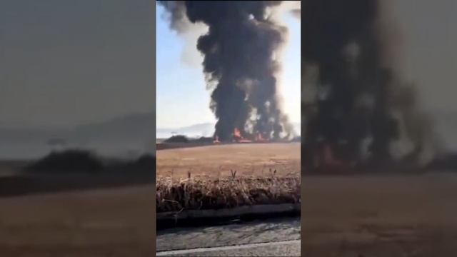 Упал самолёт в Южной Корее