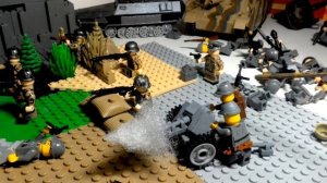 Обзор на лего самоделку акопы и обновление моей коллекции 2 мировой войны часть 3